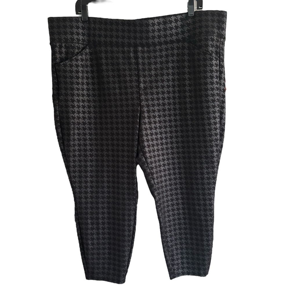 Torrid Pull-On Pocket Pixie Pants Houndstooth Pri… - image 2